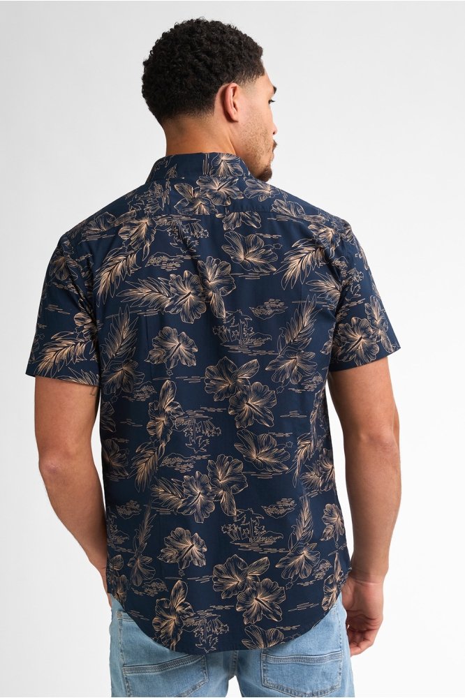 AOP OVERHEMD OCEANPARK M 1050 SIS419 Navy Blue